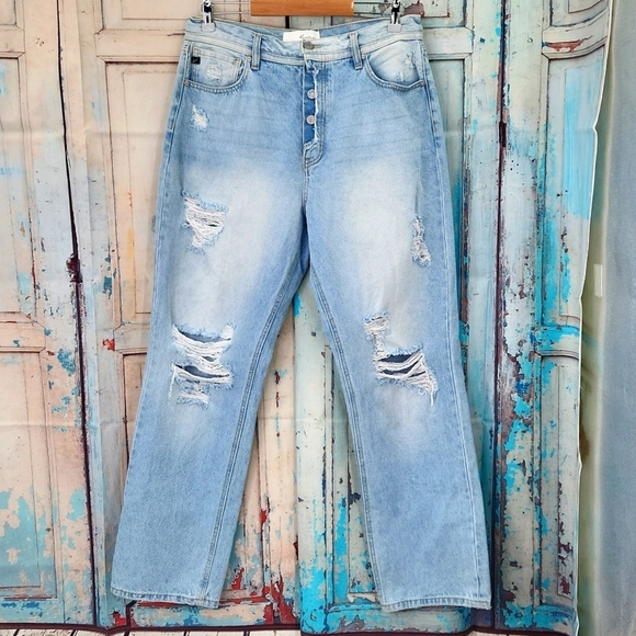 Kancan Paula 90s Straight Fit Leg Jeans - Picture 4 of 10